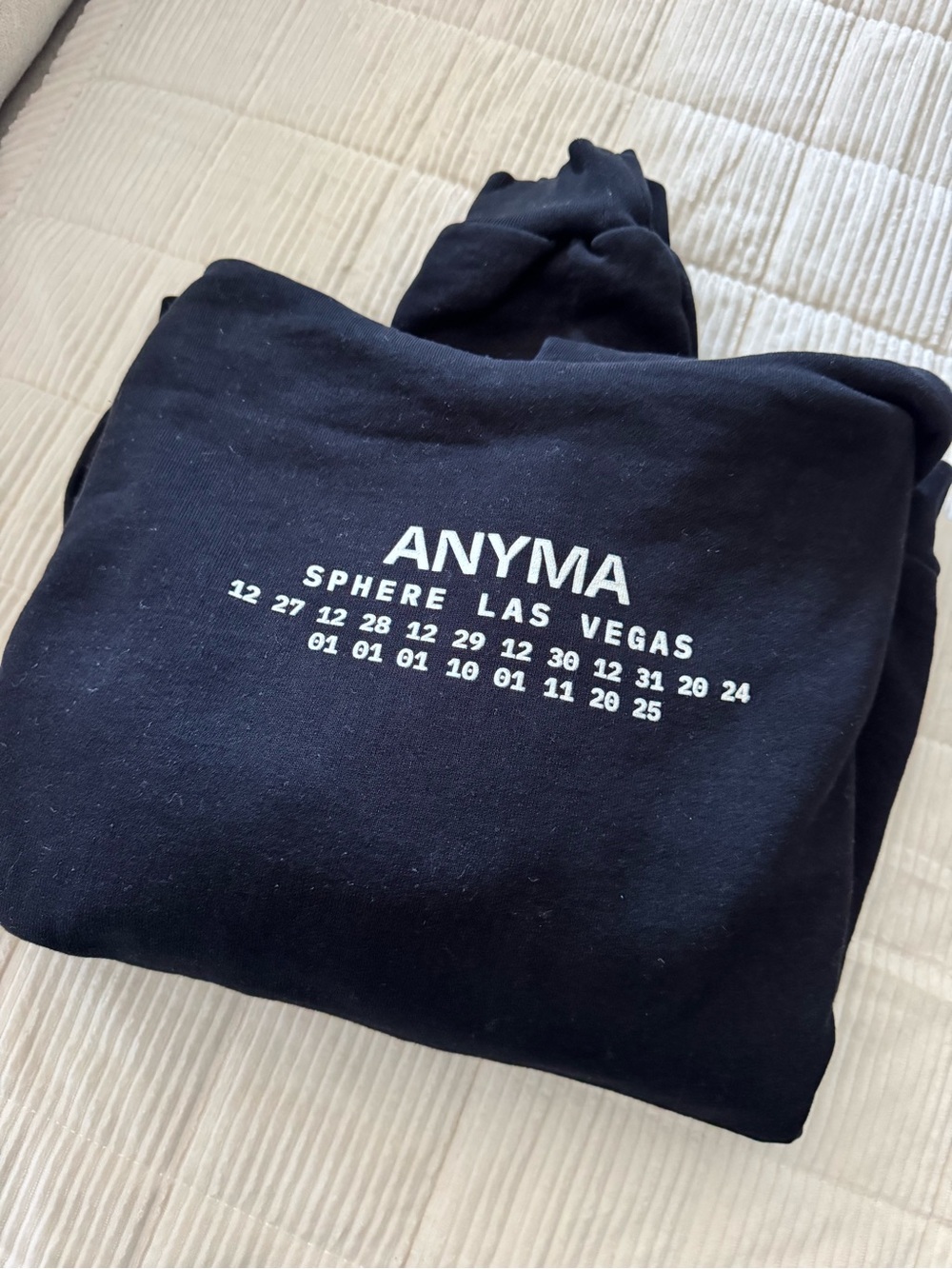 NEW/NEVER WORM Anyma The End Of Genesys Sphere Las Vegas Concert Hoodie MEDIUM